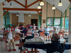 exercice de mobilité et d'équilibre