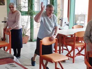 exercice de mobilité et d'équilibre
