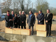 Pose de la première pierre de la MARPA 