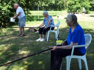 16 aout, journée pêche et pique nique au plan d’eau 